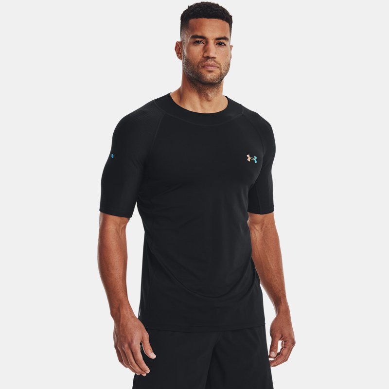 Men's  Under Armour  RUSH™ SmartForm Short Sleeve Black / Black XS